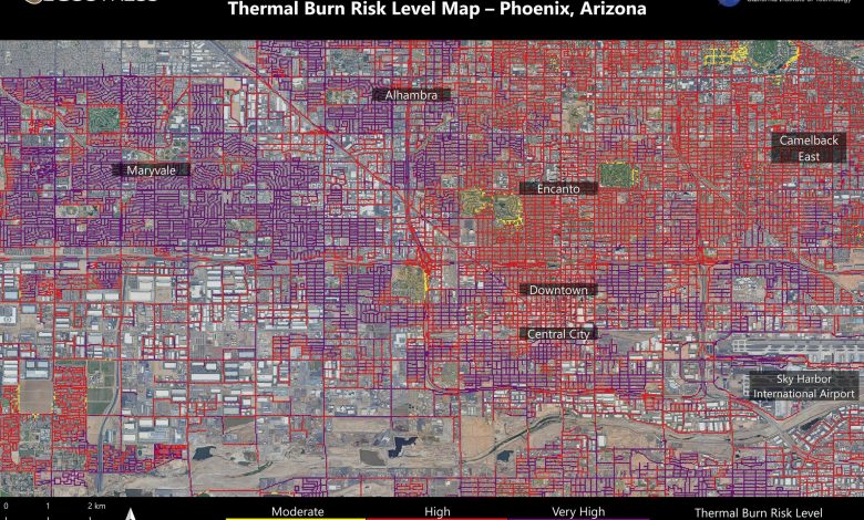 Rasakan Panasnya: ECOSTRESS NASA Ungkap Jalan Mana di Phoenix yang Harus Dihindari Musim Panas Ini