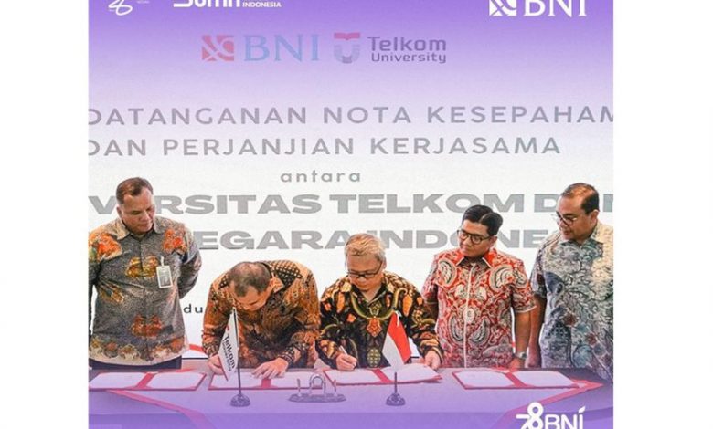 Kembangkan Ekosistem Keuangan Kampus, BNI dan Telkom College Ciptakan Pembayaran Terintegrasi